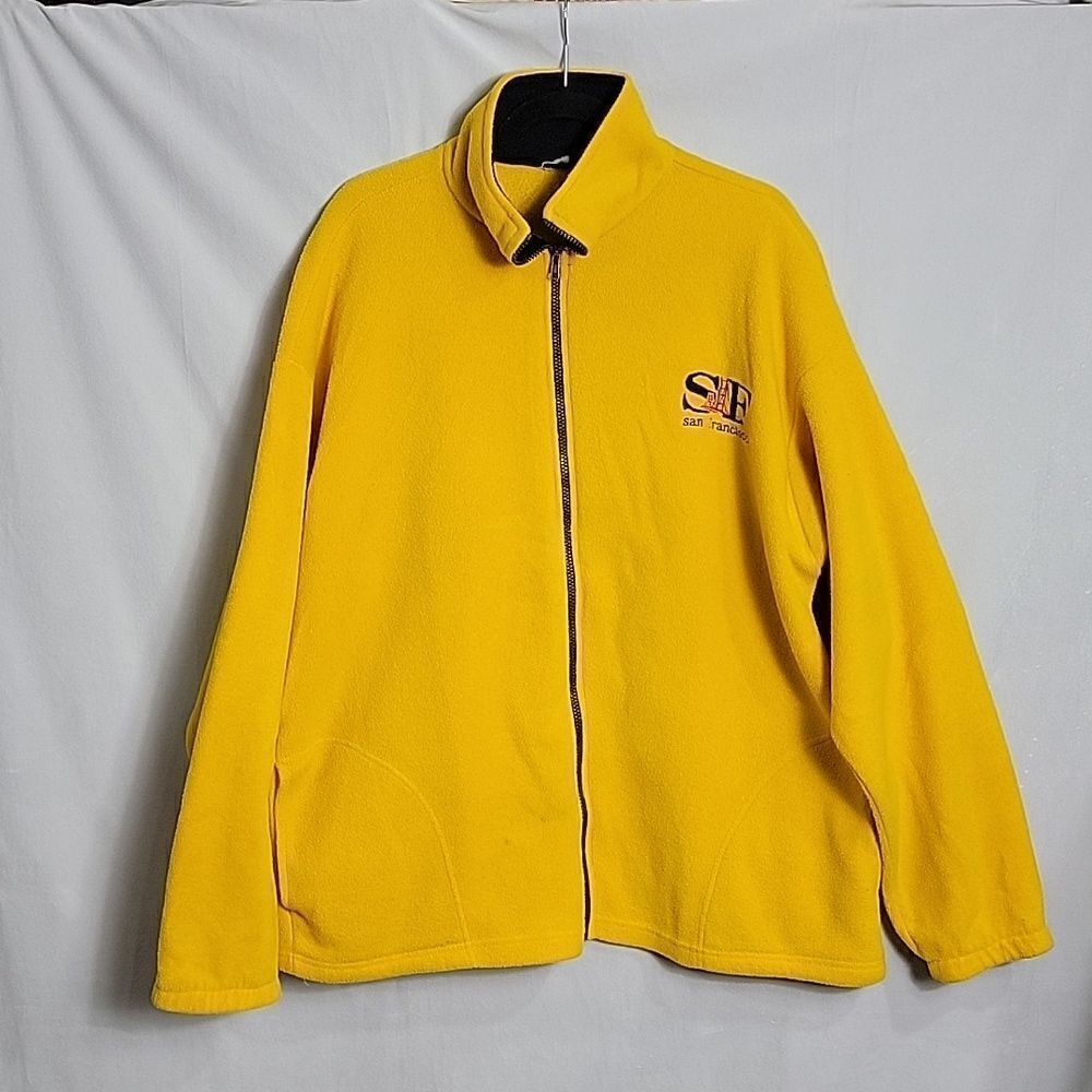 🖤 5/$20 🖤 SAN FRANCISCO.. yellow fleece jacket..